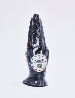 Plug anal en forme de main de 21 cm packaging