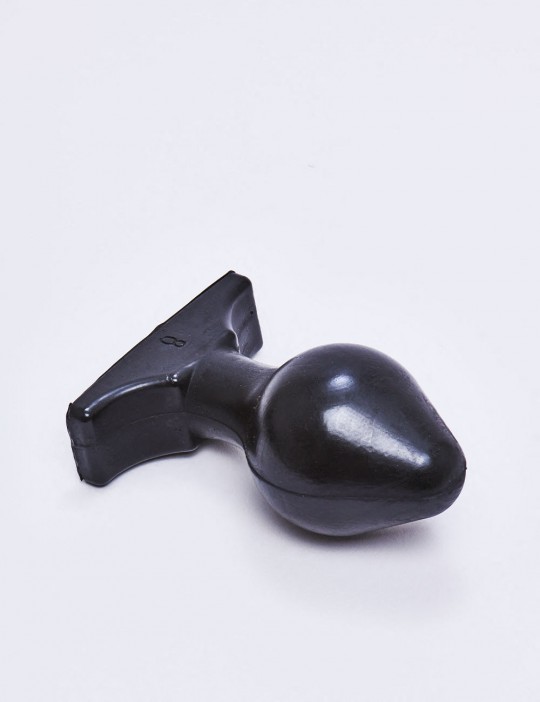 Plug anal All Black de 16 cm allongé