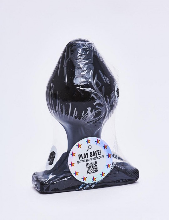 Plug anal All Black de 16 cm packaging
