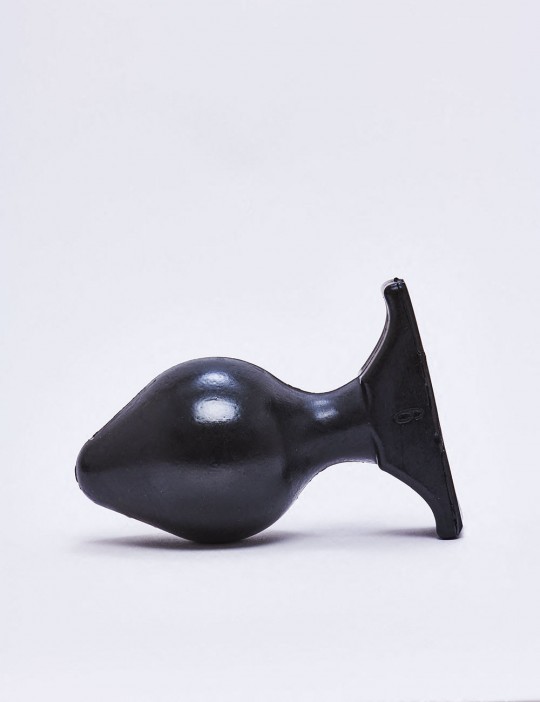 Plug anal All Black de 16,5 cm allongé