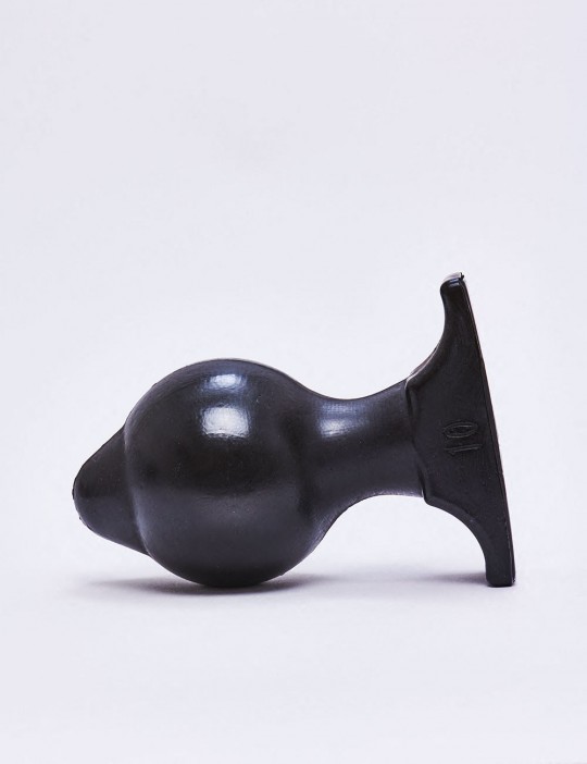 Plug anal All Black de 17,5 cm allongé