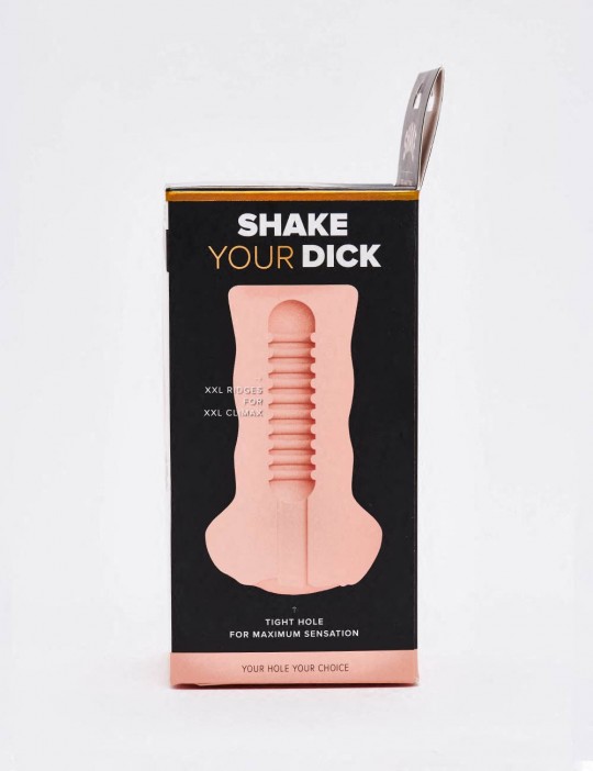 Masturbateur réaliste - Fuck my pussy - 15 cm packaging vue de coté