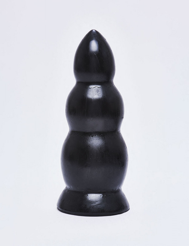 Gode XXL All Black de 23 cm de face Gode XXL All Black de 23 cm de face