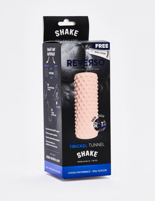 Masturbateur Trickel Tunnel - Shake - 15 cm - Chair packaging Masturbateur Trickel Tunnel - Shake - 15 cm - Chair packaging