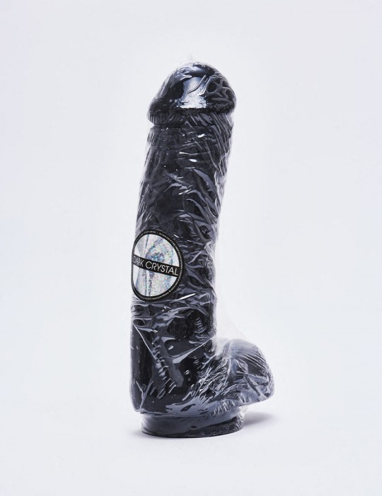 Gode XL Dark Crystal de 26,5 cm packaging
