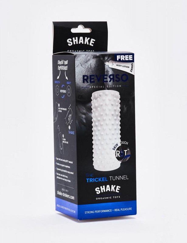 Masturbateur Trickel Tunnel - Shake - 15 cm - Transparent packaging