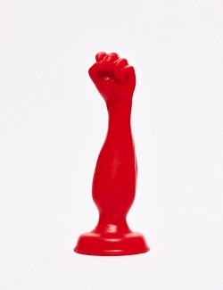 Plug anal rouge en forme de Fist