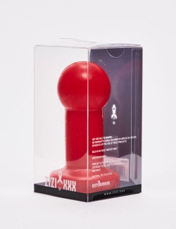 Plug anal rouge Hitch 5 de 12 cm packaging