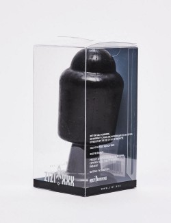 Plug anal noir Magnus de 14 cm packaging
