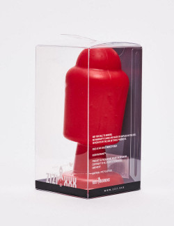 Plug anal rouge Magnus de 14 cm packaging