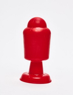 Plug anal rouge Magnus de 14 cm
