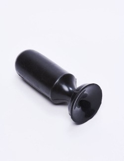 Plug anal noir Maxima de 13 cm détail