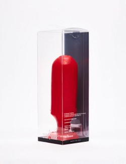 Plug anal rouge Maxima de 13 cm packaging