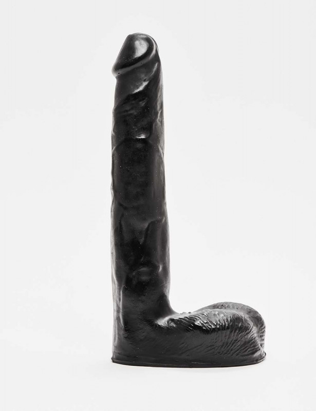 Gode réaliste - All Black - 21 cm