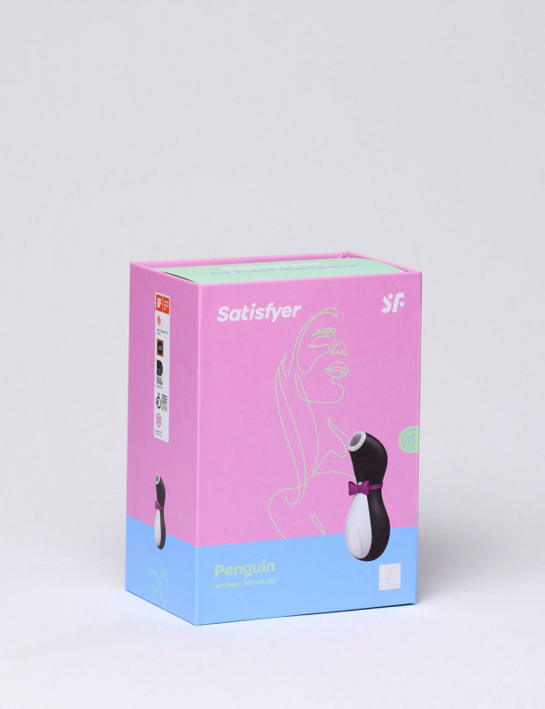 Vibromasseur Satisfyer Pro Penguin - Noir et blanc packaging