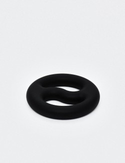 cockring ballstretcher en silicone Ying-Yang zoom