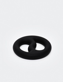 cockring ballstretcher en silicone Ying-Yang zoom