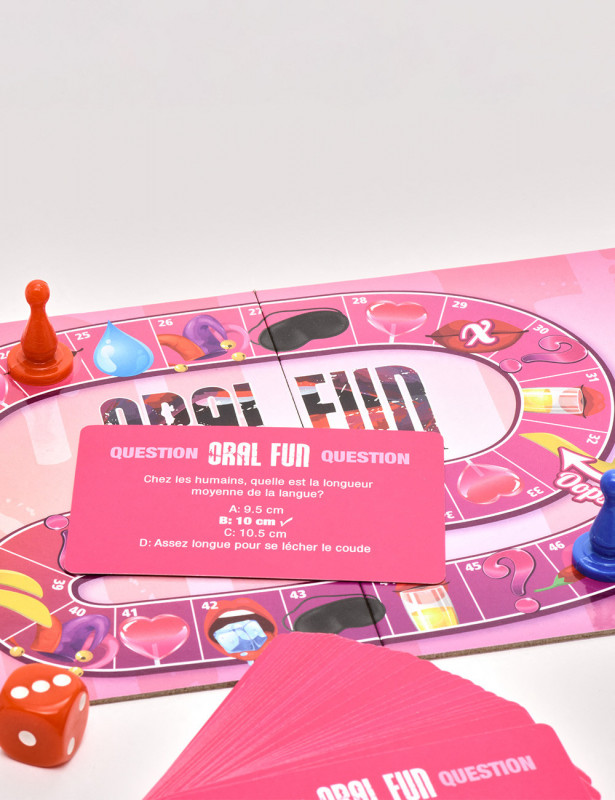 Jeu sexuel Oral Fun plateau de jeu