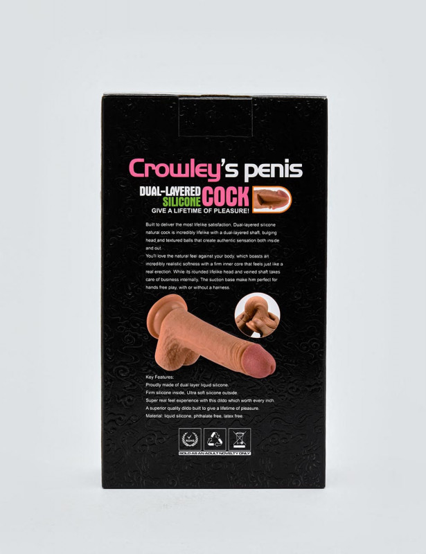 Gode réaliste Crowley packaging détails