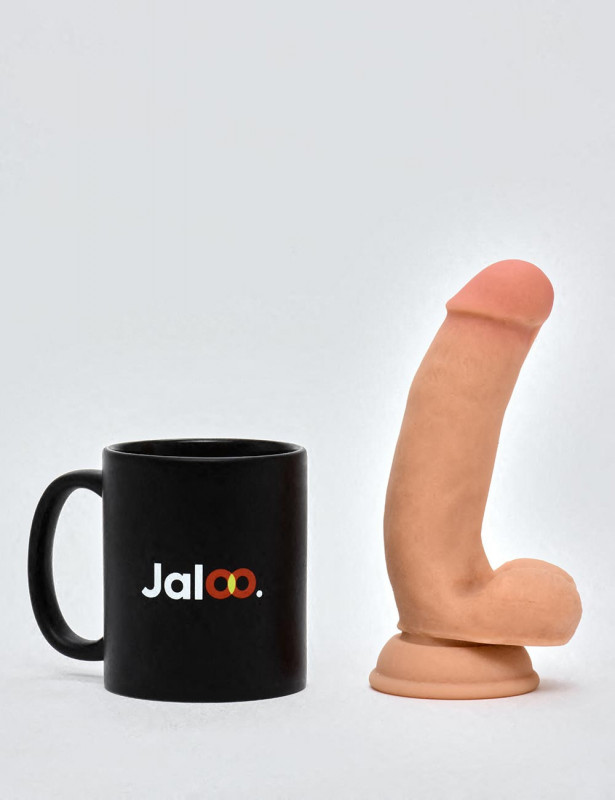 Gode réaliste Pornographer avec mug