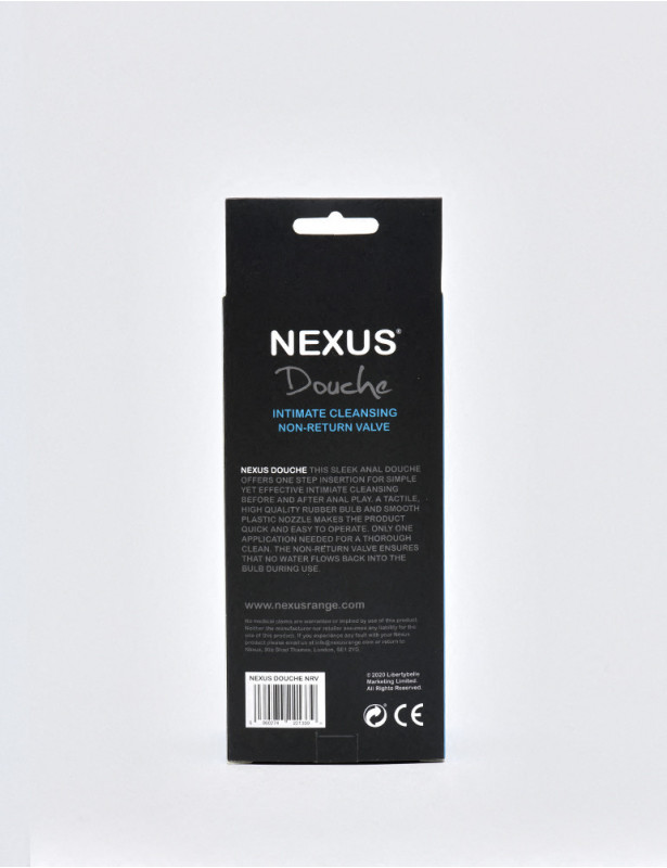 Poire à lavement anal nexus packaging dos