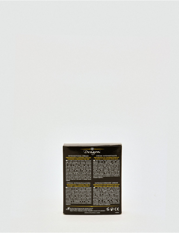 verso packaging crème intensifiante dragon virilité shunga