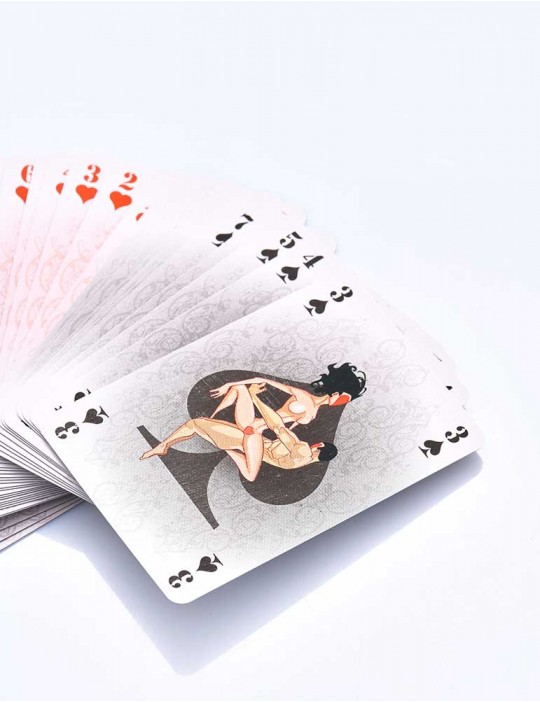 Jeu de 54 Mini Cartes G Kamasutra - Jeux érotiques et Sexy à Petit Prix