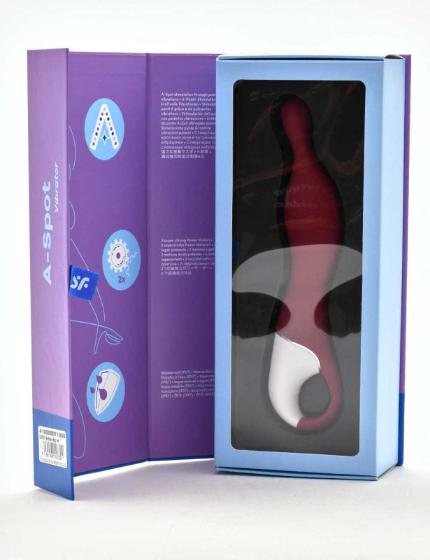 boite vibromasseur waterproof Satisfyer A-Mazing 1 berry
