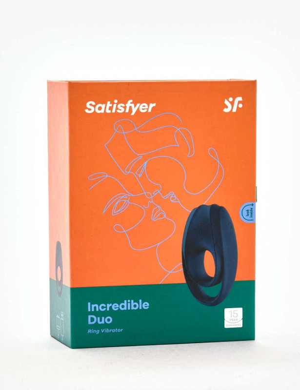 anneau vibrant satisfyer incredible duo bleu