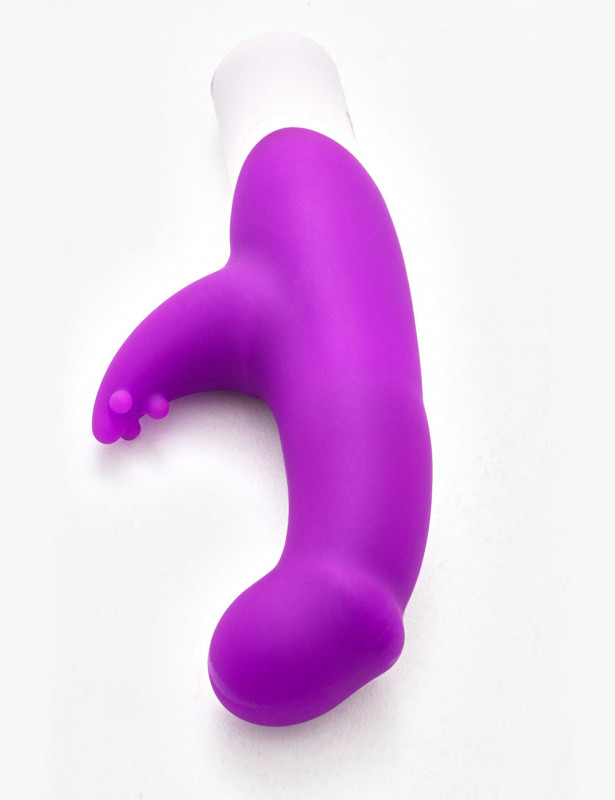 Vibromasseur double stimulation SToys Ashley violet visuel