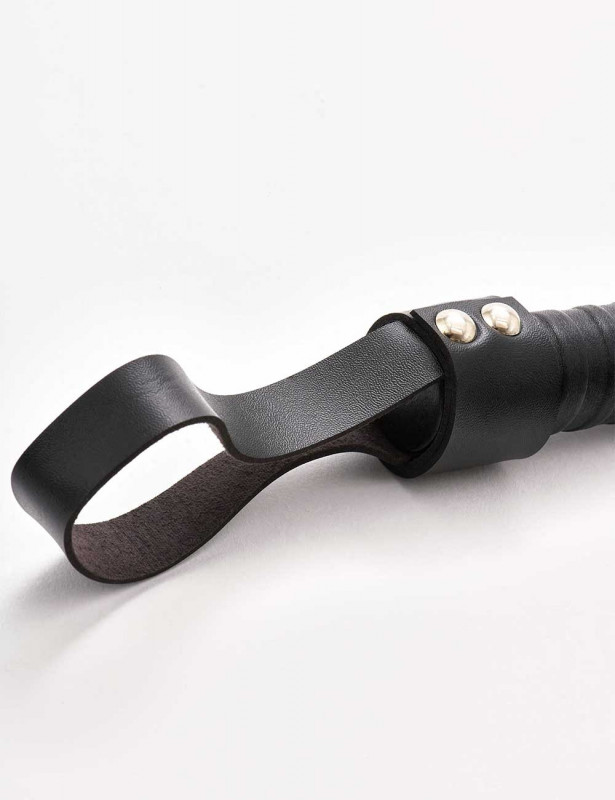 Anse Paddle BDSM Clouté LUX FETISH Noir