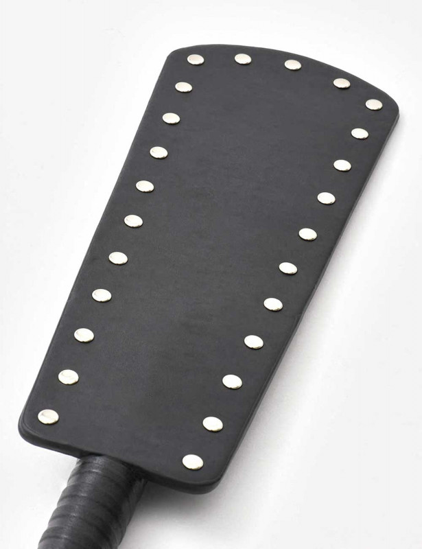 Paddle BDSM Clouté LUX FETISH Noir partie supérieure