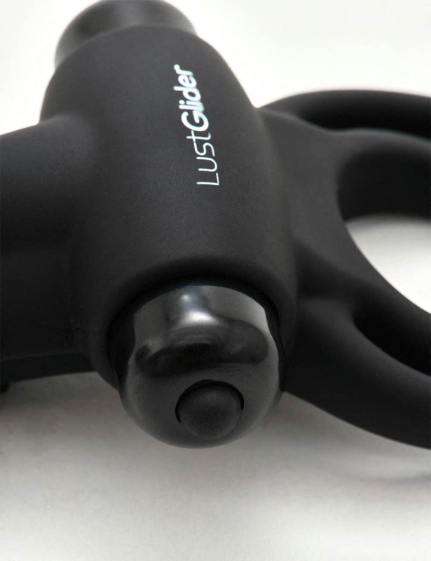 Bouton marche/arrêt du doublr anneau vibrant à picots Lustglider