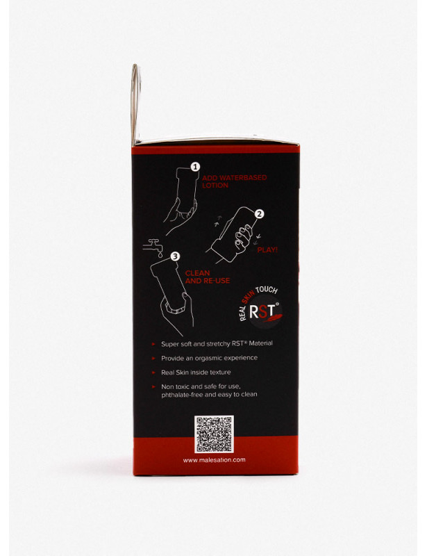 Instruction boite du Masturbateur réaliste Malesation Real Blow Job Stroker