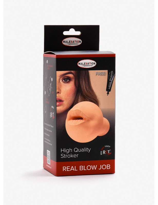 Packaging du Masturbateur réaliste Malesation Real Blow Job Stroker