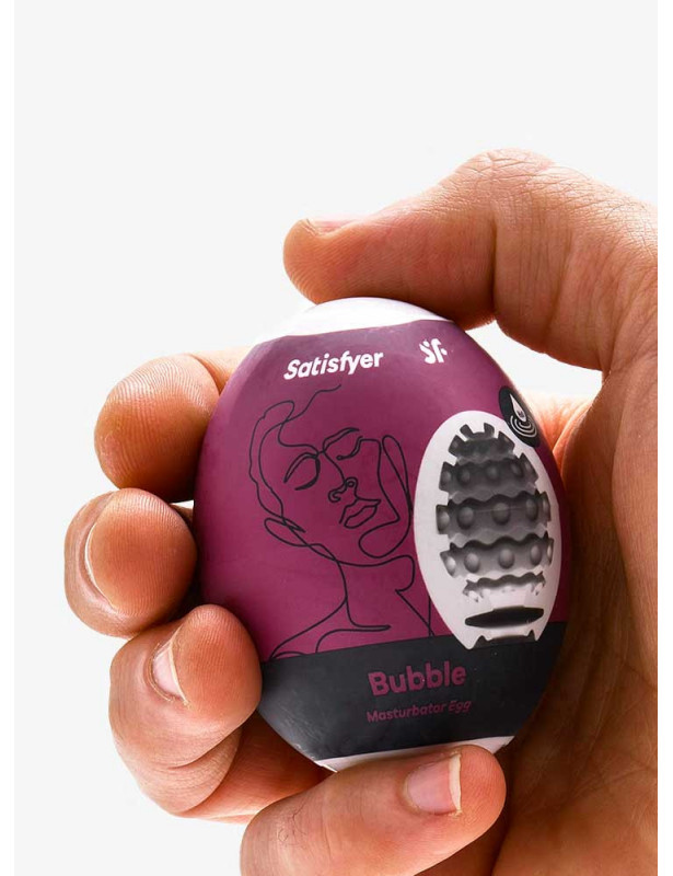 Taille Oeuf masturbateur Satisfyer Bubble