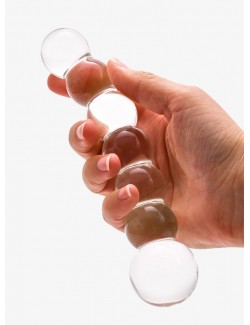 Profil Gode en verre Premium GlassiX JoyRide avec une main