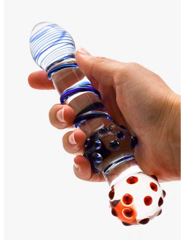 Taille du Gode en verre Premium GlassiX JoyRide Béa