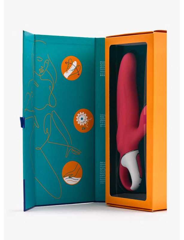 Boite du Vibromasseur SATISFYER Vibes Mister Rabbit Pink