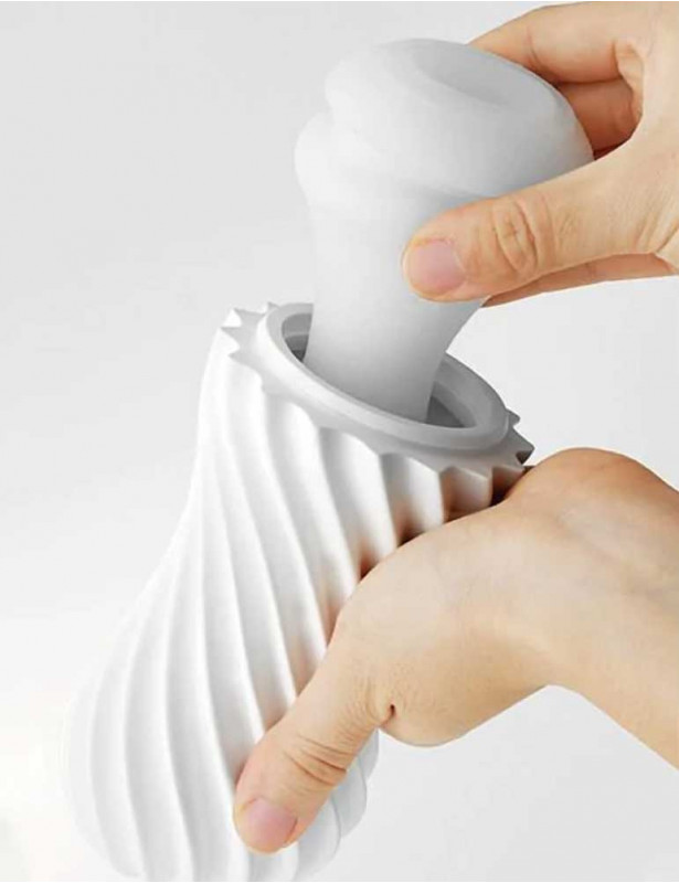 Gaine amovible du Masturbateur Tenga Flex cup blanc