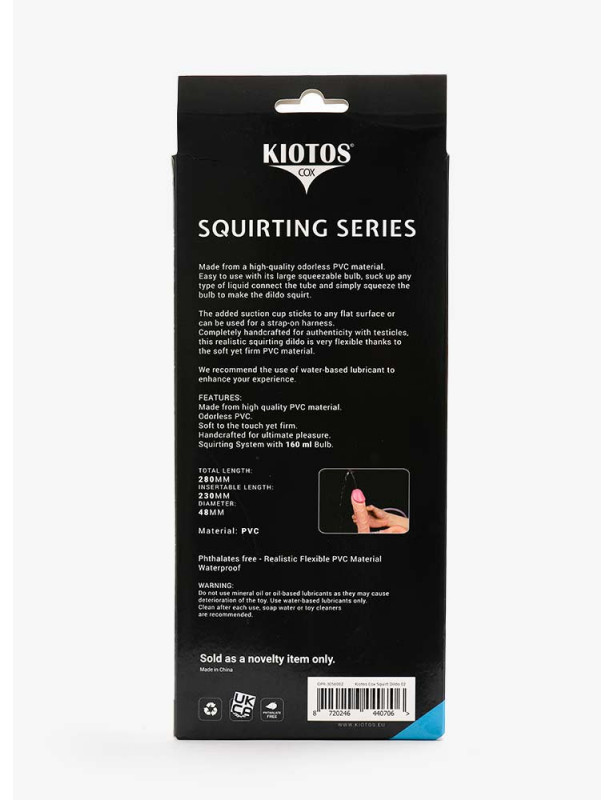 packaging du sextoy face arrière