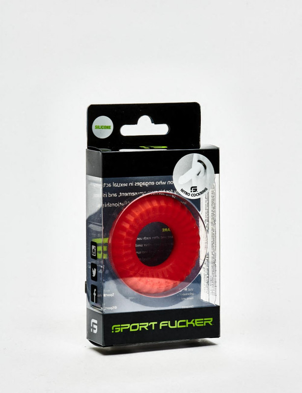 Cockring Liquid Silicone Nitro Ring rouge packaging