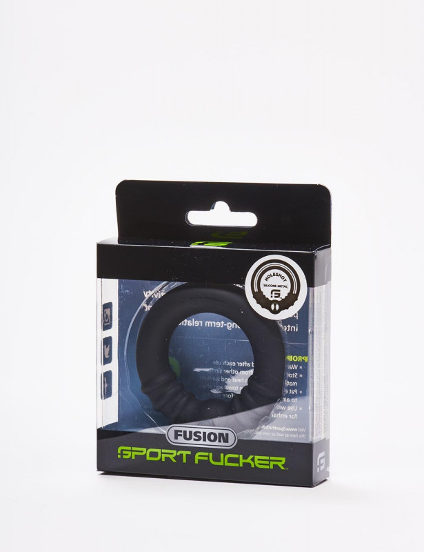 Cockring silicone steel fusion holeshot taille L packaging