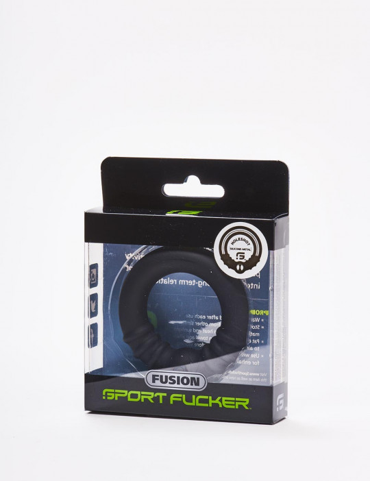Cockring silicone steel fusion holeshot taille L packaging