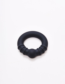 Cockring en Silicone Steel fusion ring holeshot - Taille standard - Noir