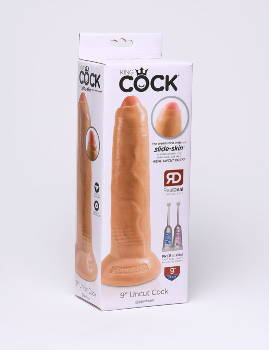 Gode réaliste avec prépuce - King cock