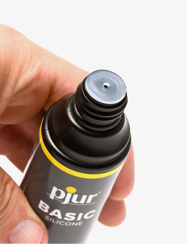 Embout flacon du lubrifiant à base de silicone Pjur Basic - 100 ml