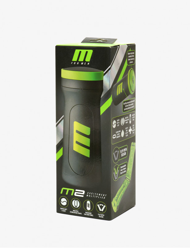 Packaging du Masturbateur M2 Supérieur M for Men vert