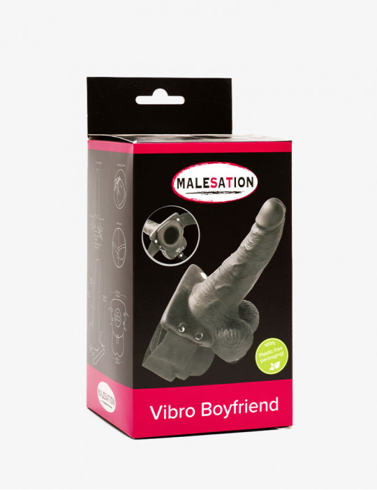 packaging du Gode ceinture creux vibrant Vibro Boyfriend MALESATION