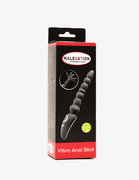 Packaging du Stimulateur Vibro Anal Stick Malesation